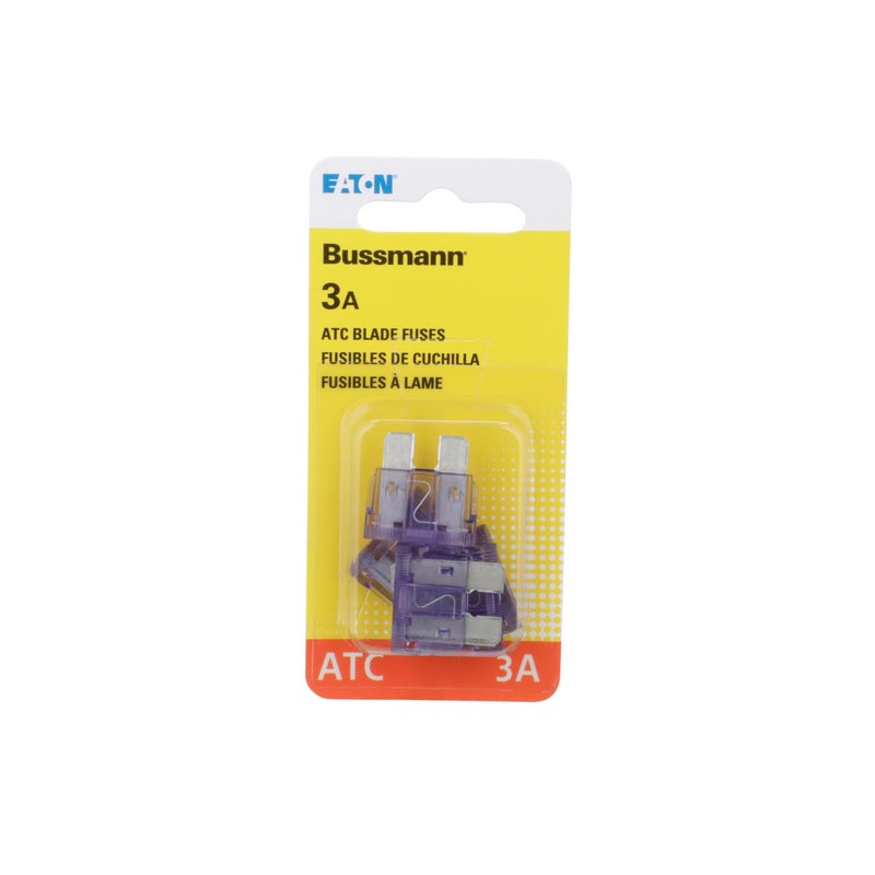 Bussmann Division ATC-3 ATC Blade Fuse 1 pack of 5 - Image 1